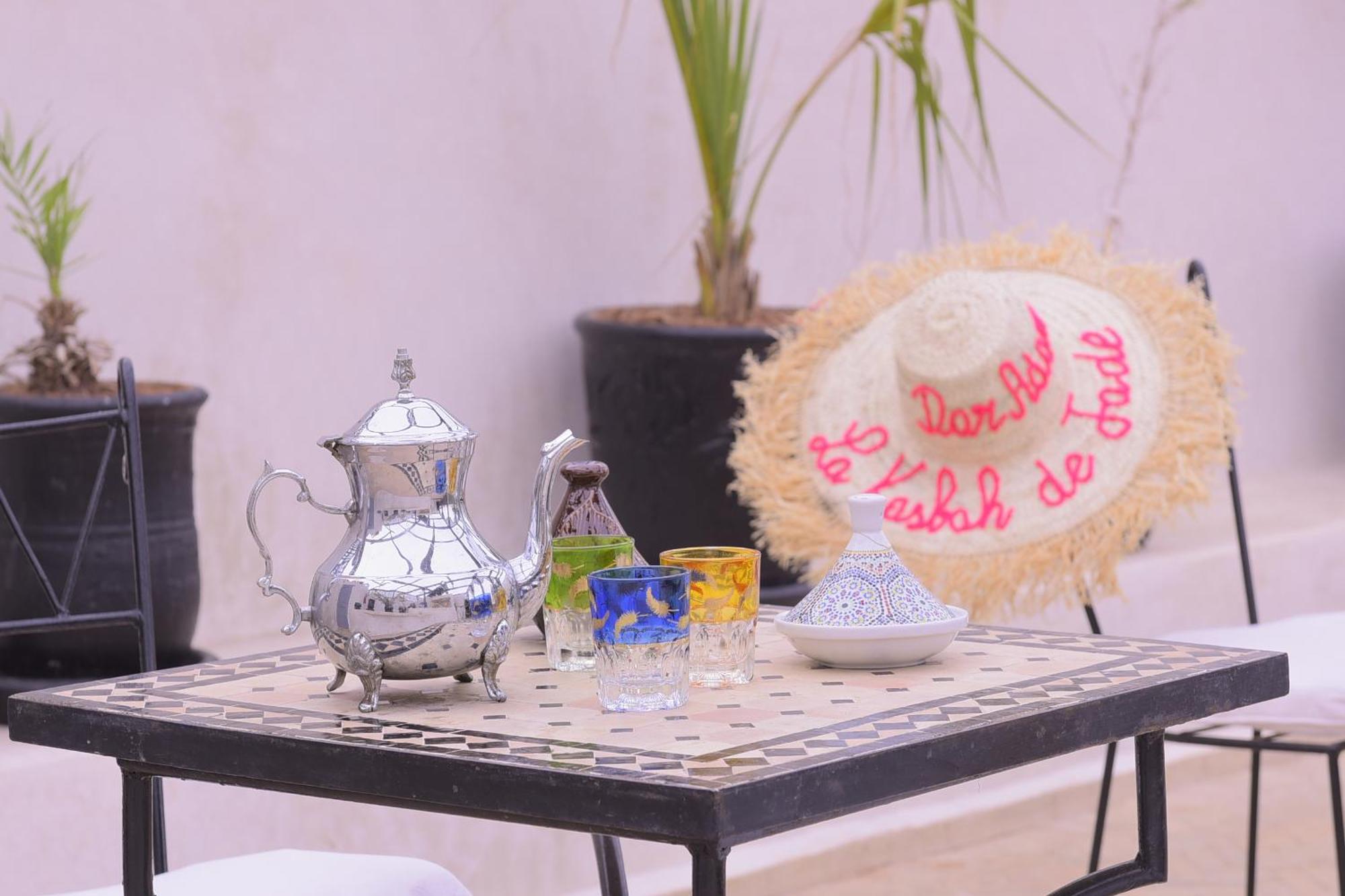 "Kasbah De Jade", Maison D'Hotes Avec Piscine Chauffee, Jacuzzi, Service Hotelier, Exclusivite Possible ! Marrakesh Exterior foto
